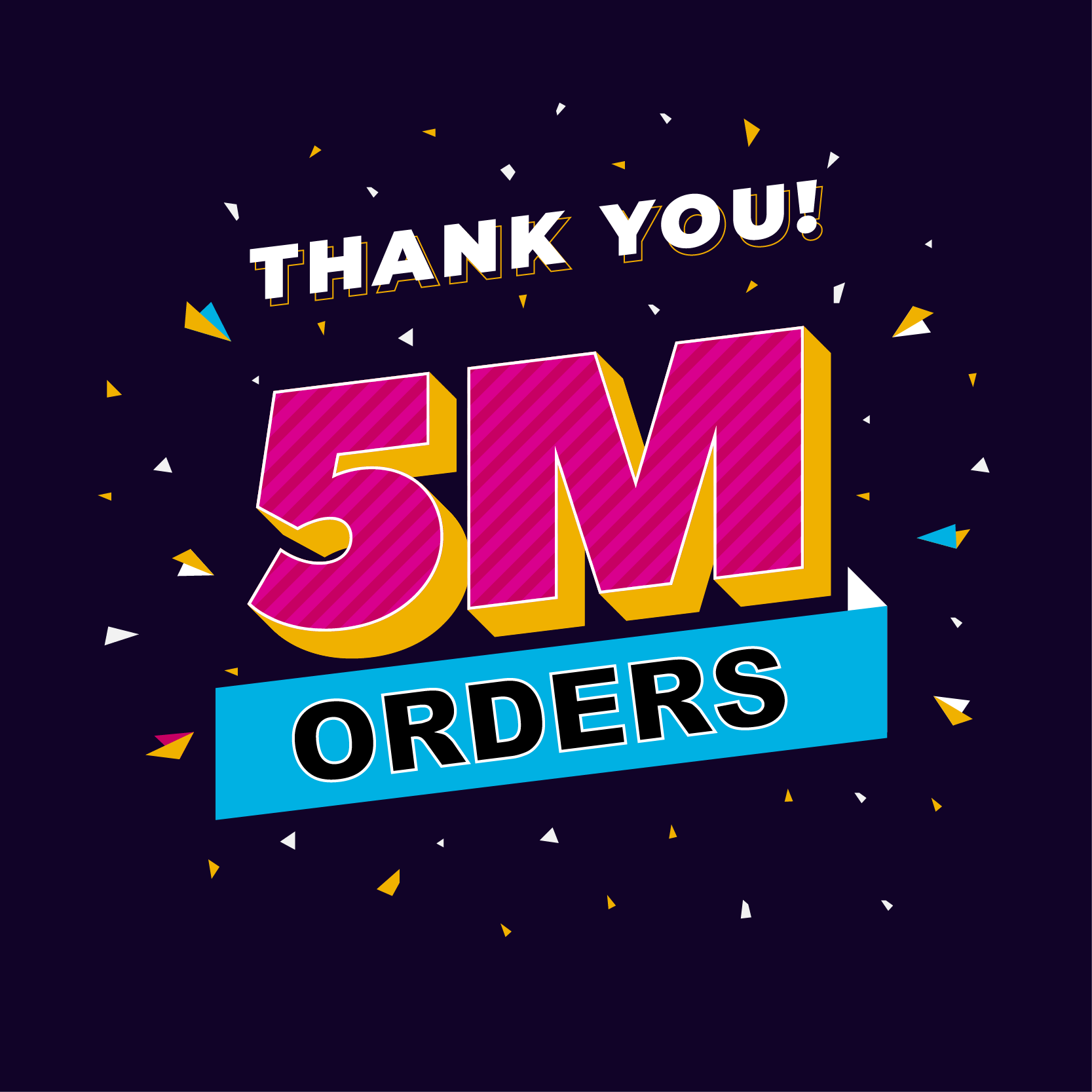 Celebrate 5 Million orders with us: Buy 3 services get 10% back