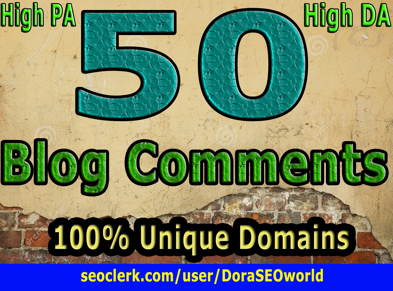 Get High DA PA Dofollow Blog comment Backlinks from A...
