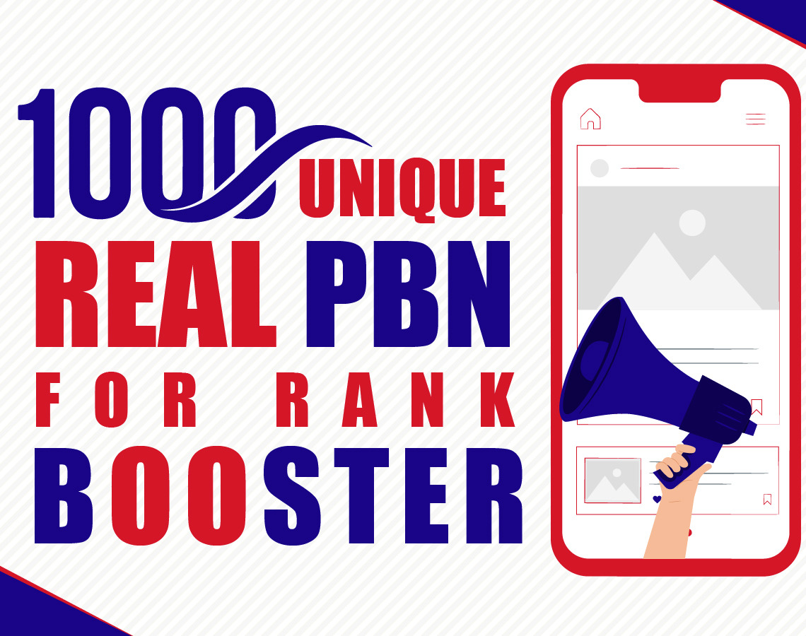 i will Make powerful 1000 unique domain PBNs to boost your website 
