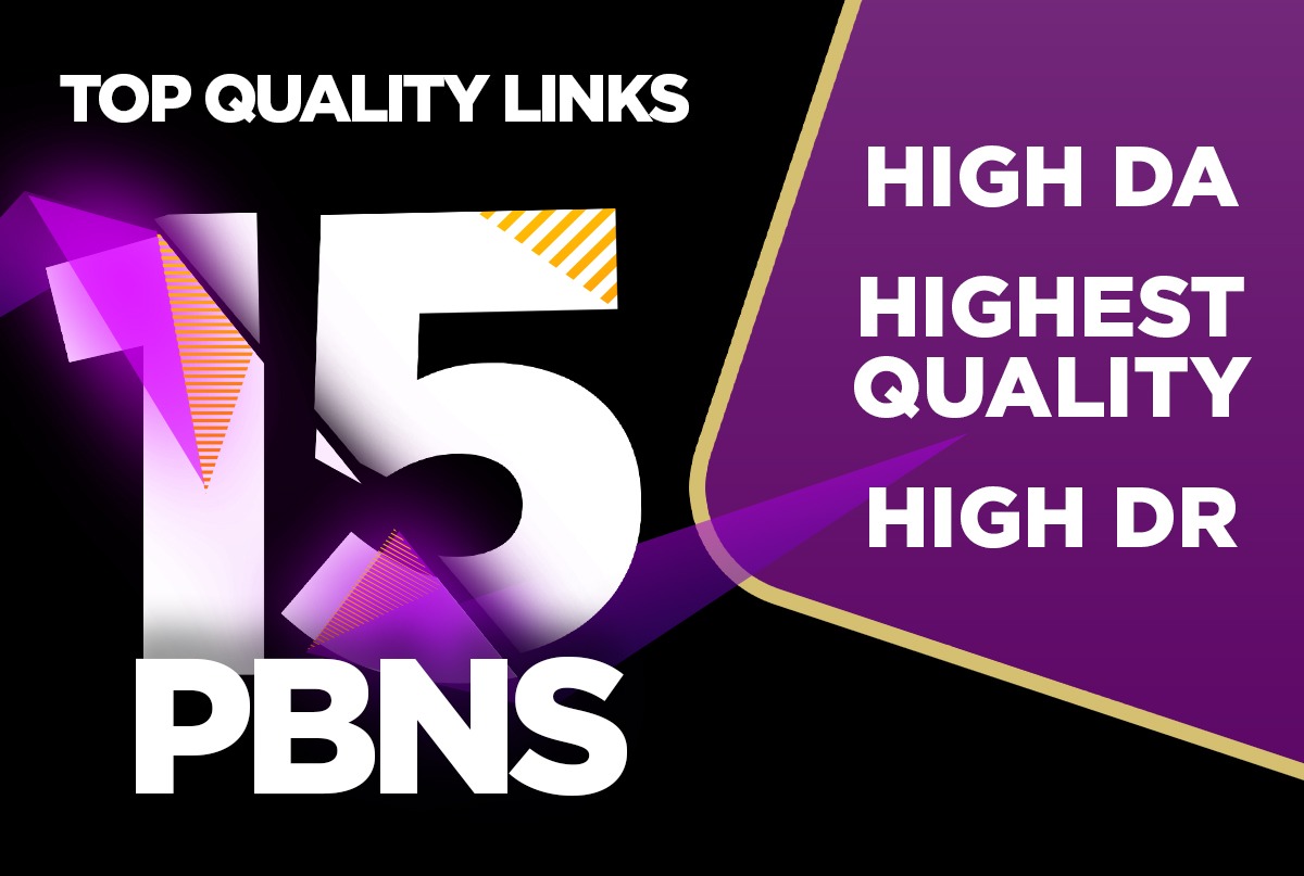 Get 15 High Quality PBN up 1000+ pbns available