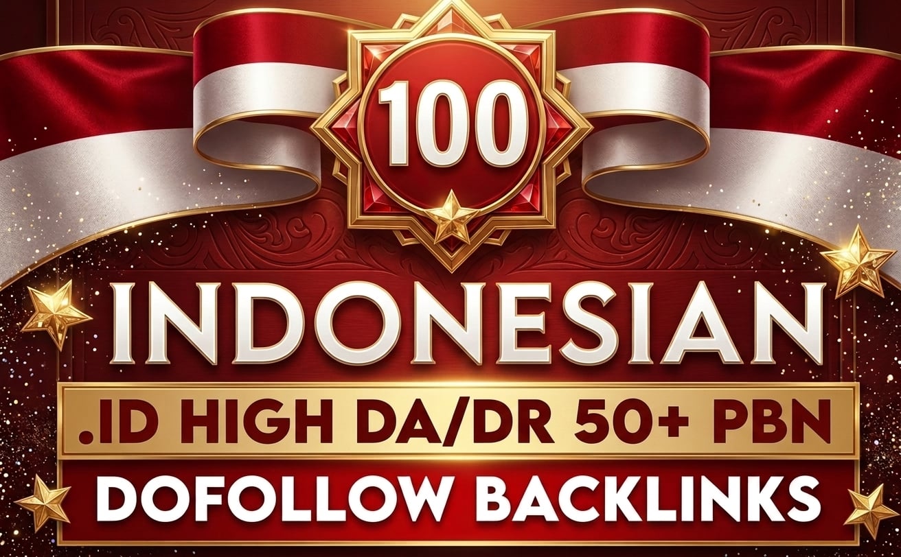 NICHE PREMIUM 100 DA50+ Indonesian. ID Pbns SLOT ,Casino, Gambling, Poker, Judi Related High DA link