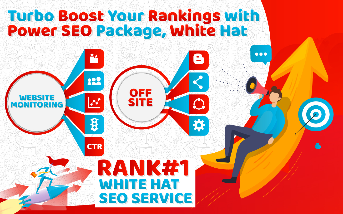 Boost Your GOOGLE Rankings with Power SEO Package, White Hat Links