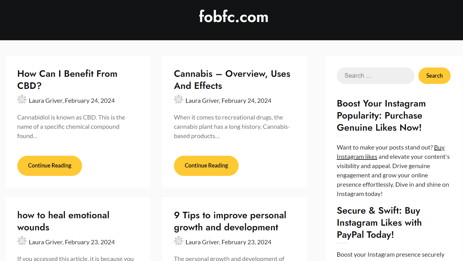 Write and Publish guest post article on fobfc.com