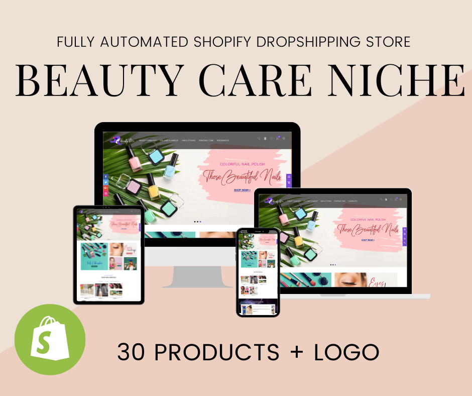 I SELL BEAUTY NICHE | Fully Automated Shopify Dropshipping Business Store | eyeshadow .site