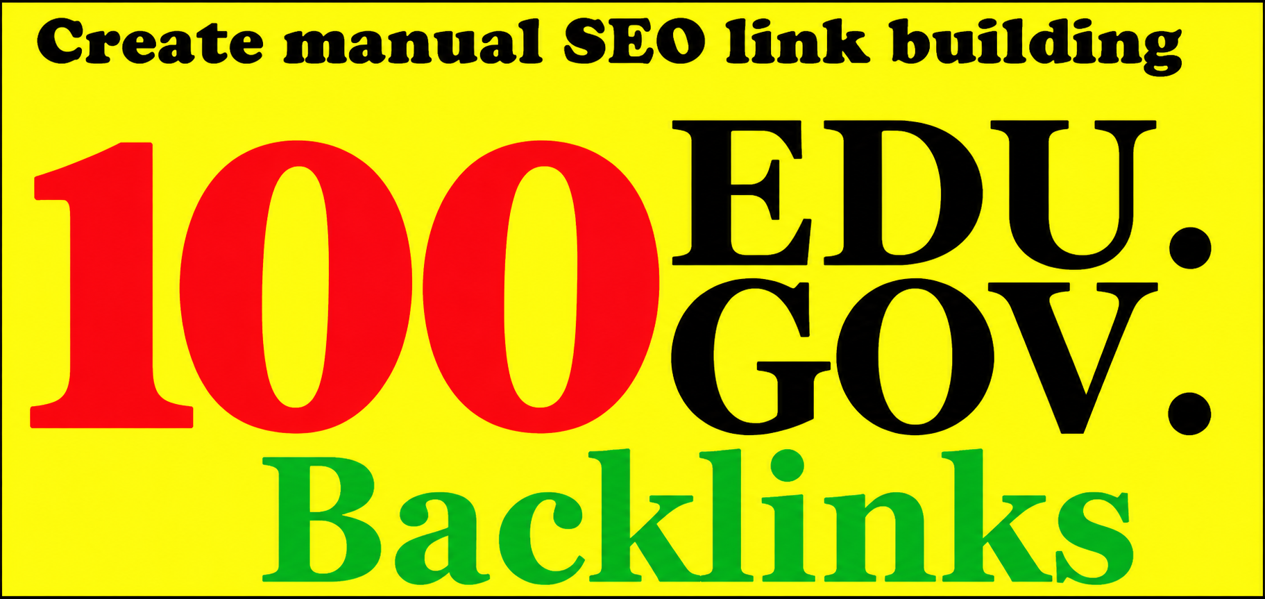 100 University EDU and. gov backlinks for you