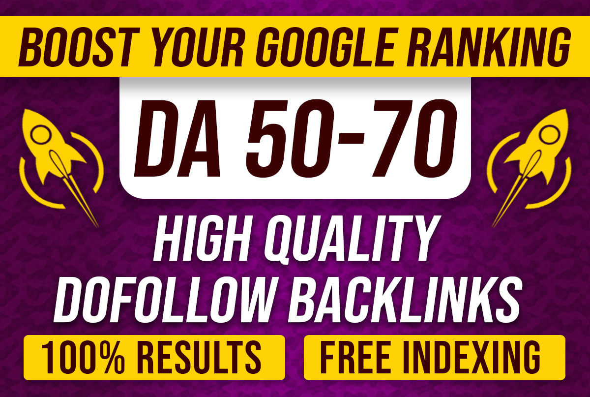 I will create high authority TF, DA, DR 80 up to manual SEO dofollow backlinks 