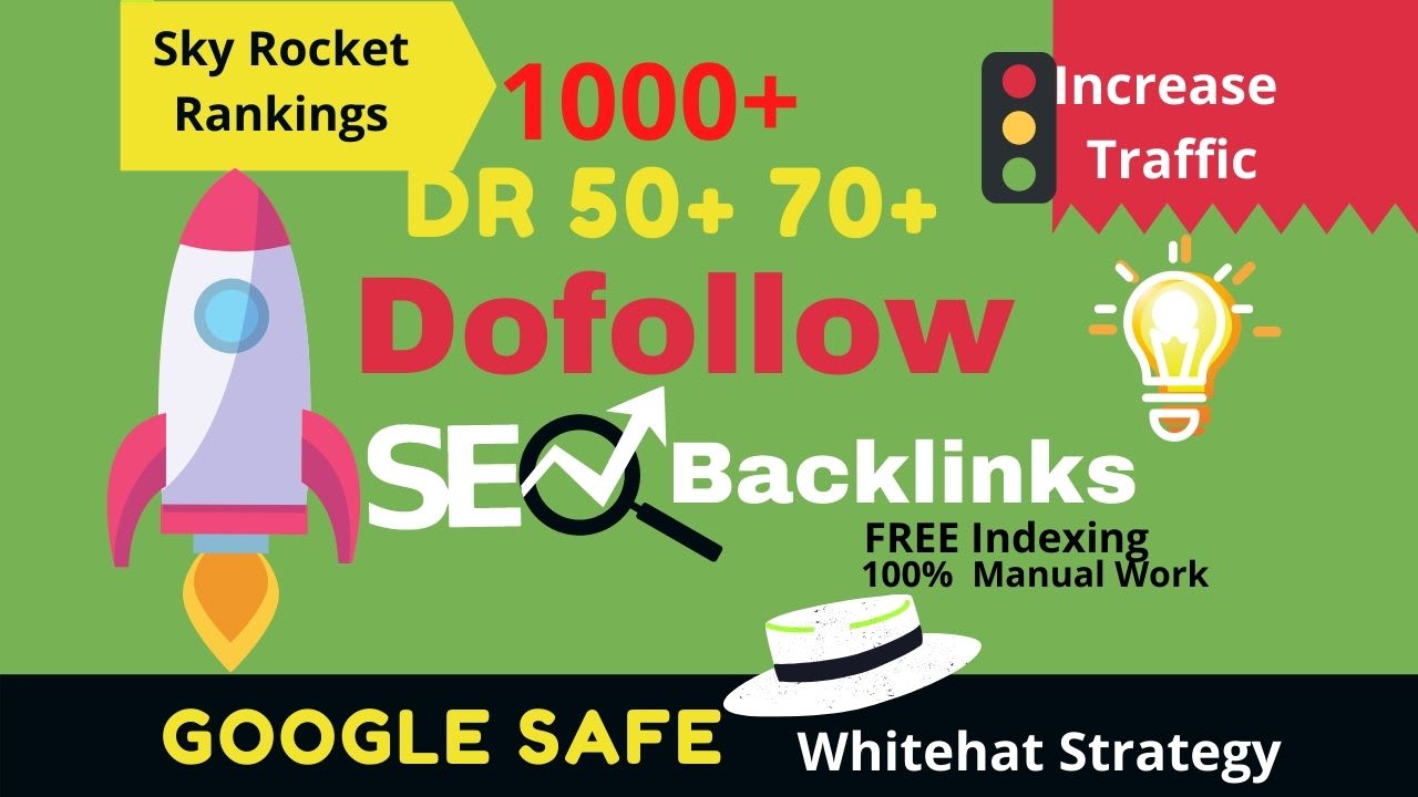 I will make high authority SEO dofollow backlinks link building