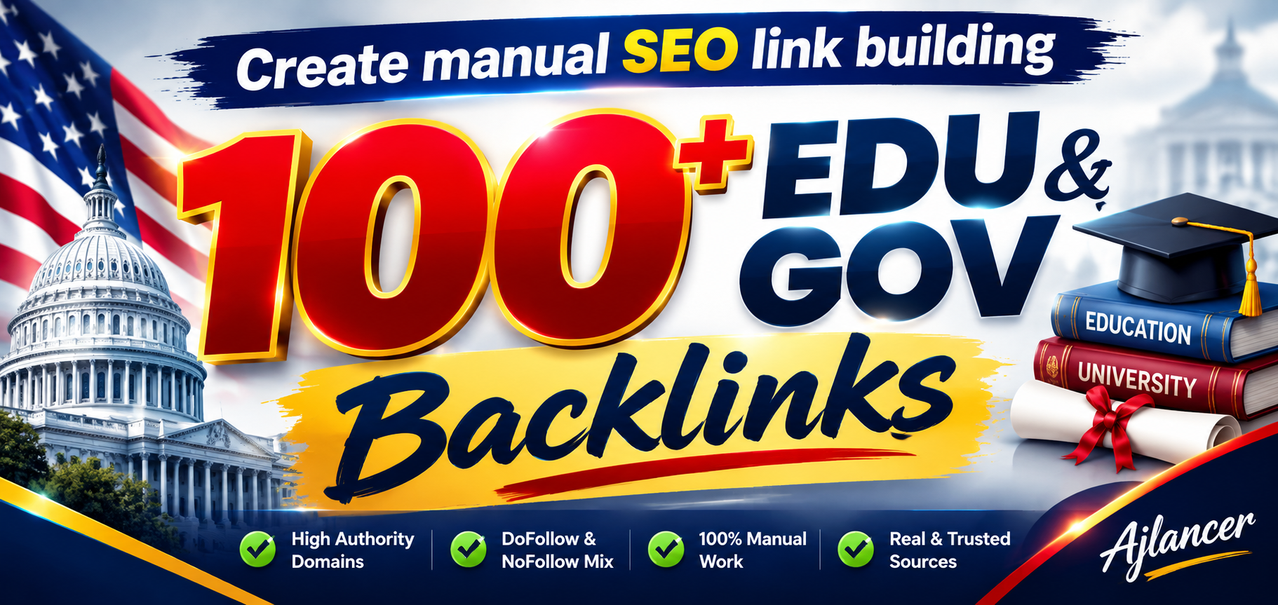 100 University EDU and. gov backlinks for you