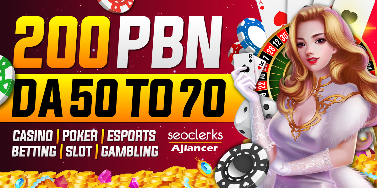 200 PBN for Casino, Poker, Gambling, Slot etc on high DA 60 to 90 Dofollow backlinks on aged domains