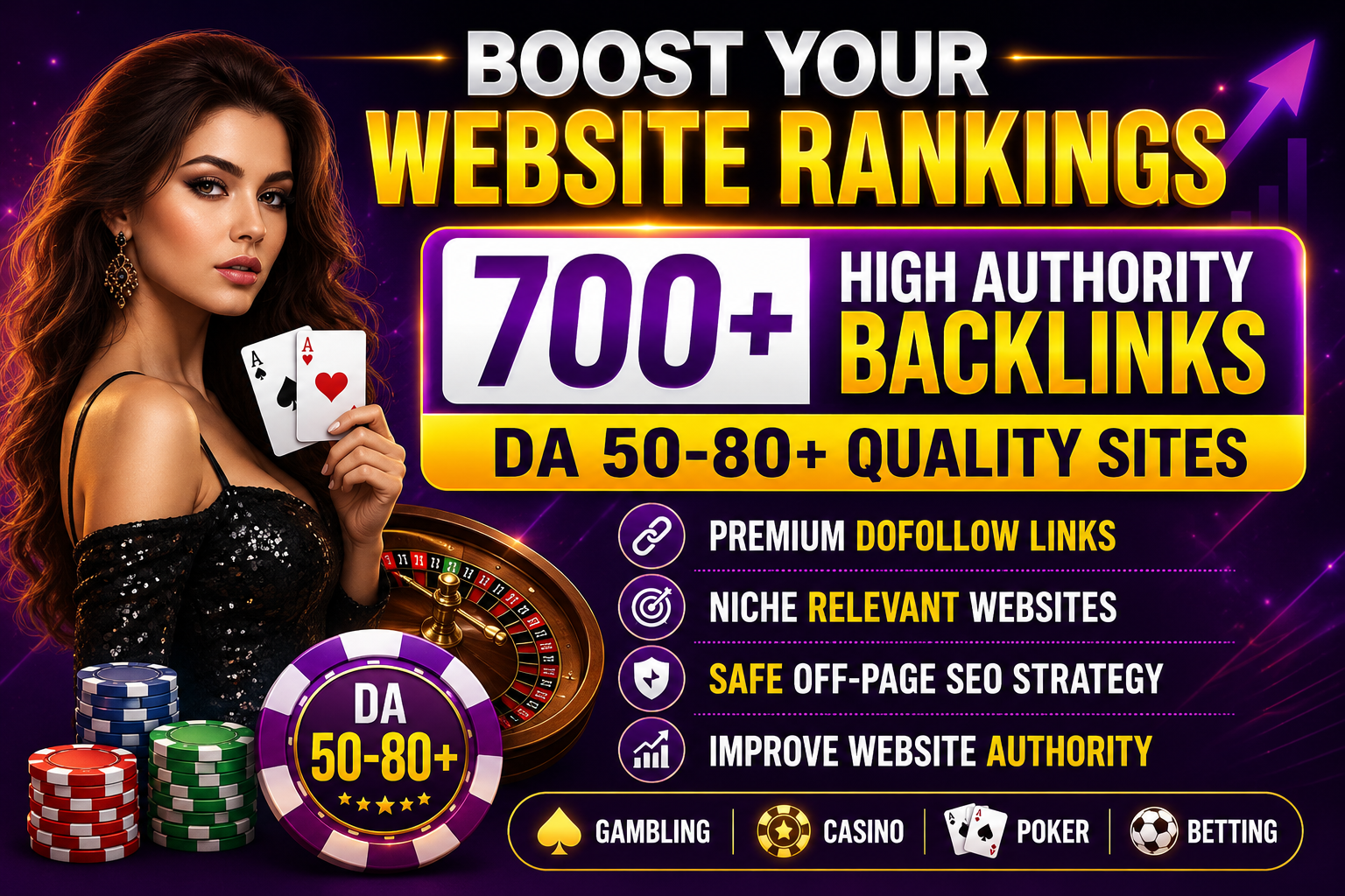 700+ Premium PBN Backlinks for Casino, Poker & Betting Sites