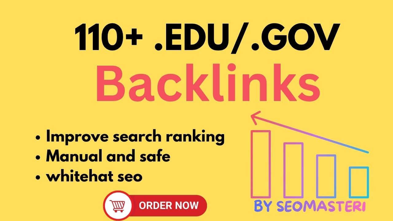 110 Authority EDU SEO Backlinks (Mixed Profile & Blog Comment Pack)