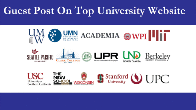 10 EDU Guest Post on Top University Website for your site DA 50+