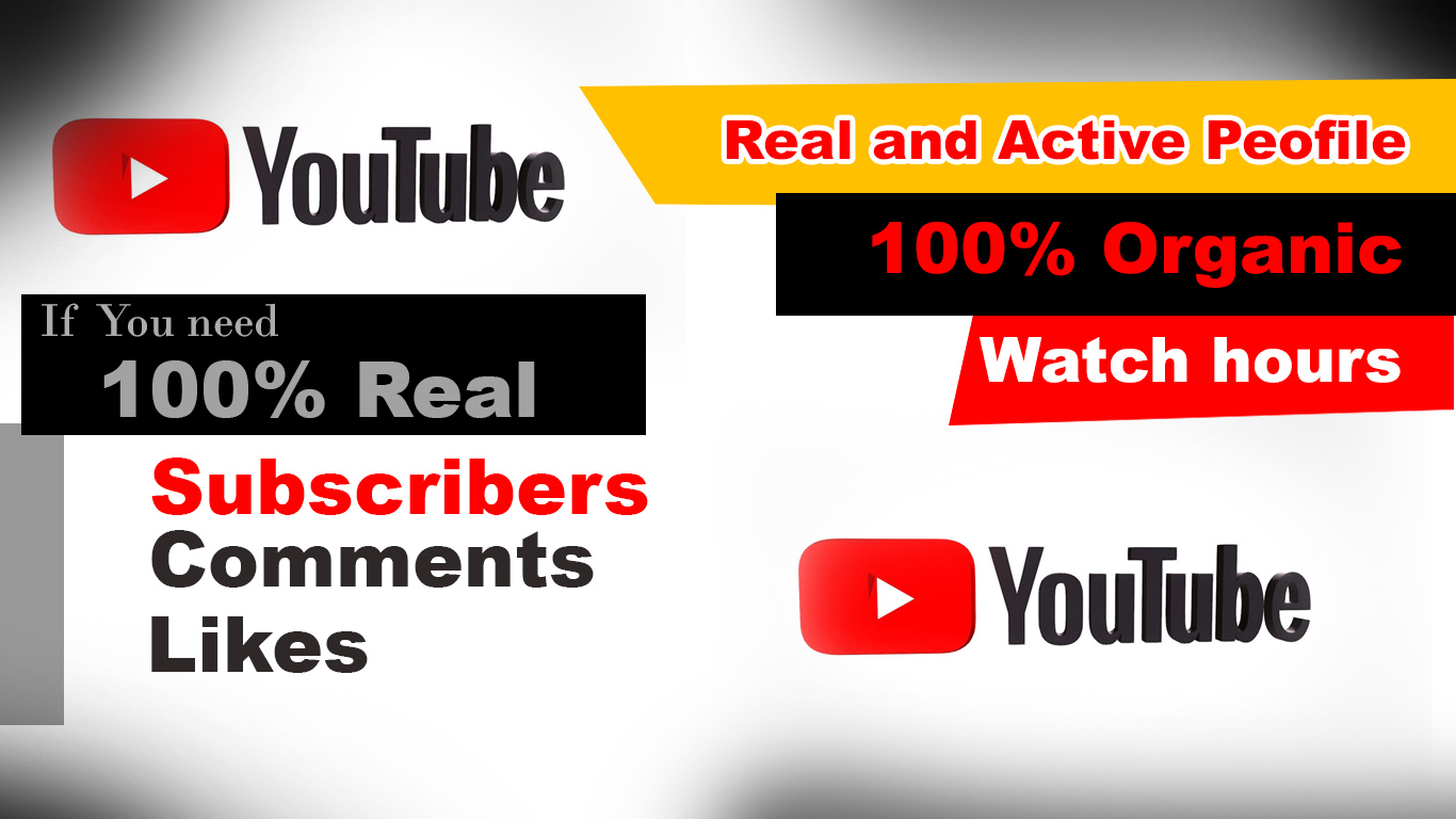 I will do real organic YouTube Promotion for real person