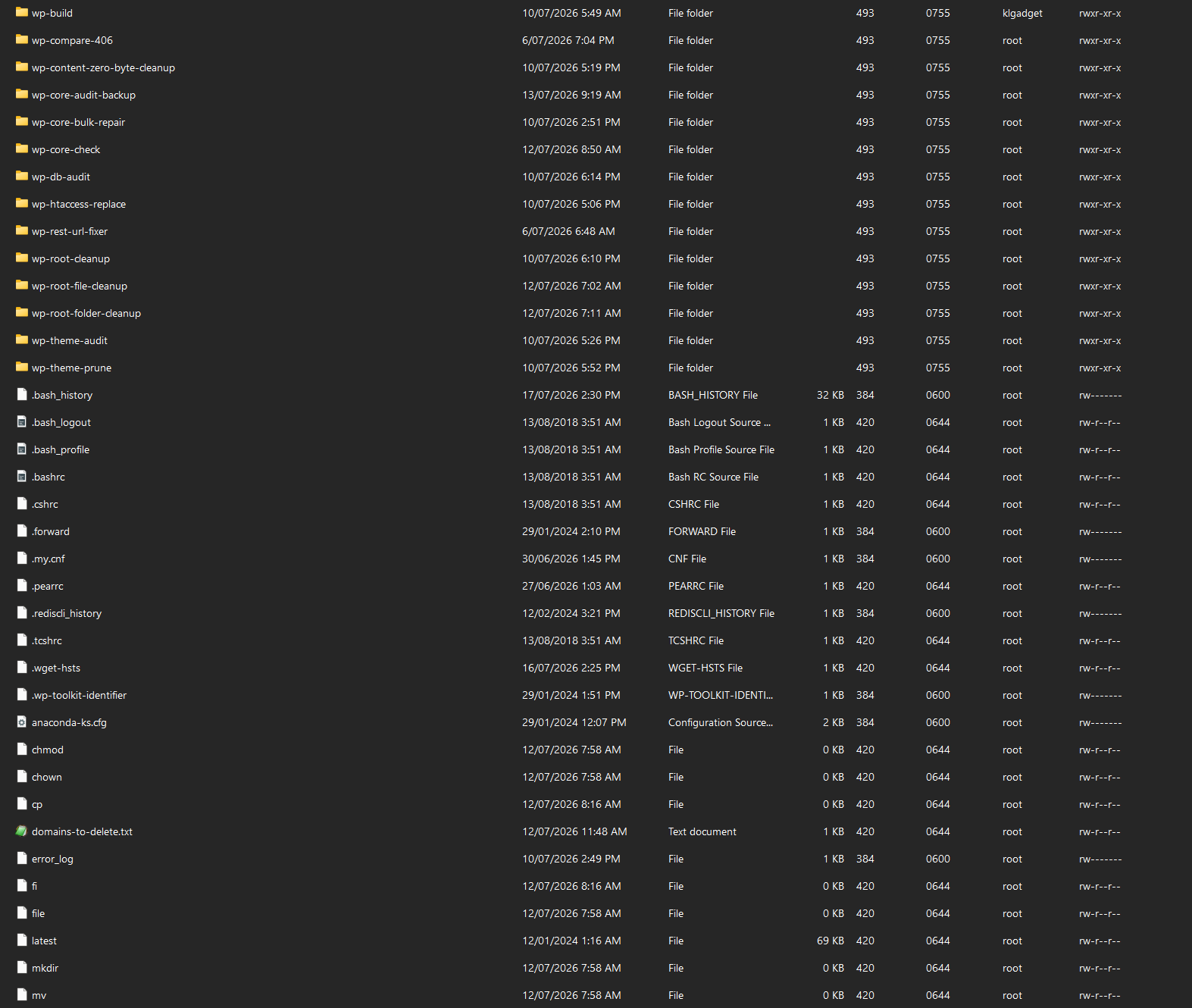 Wordpress Help - cPanel/WHM - Fix Hacked Sites - Scripted Housekeeping