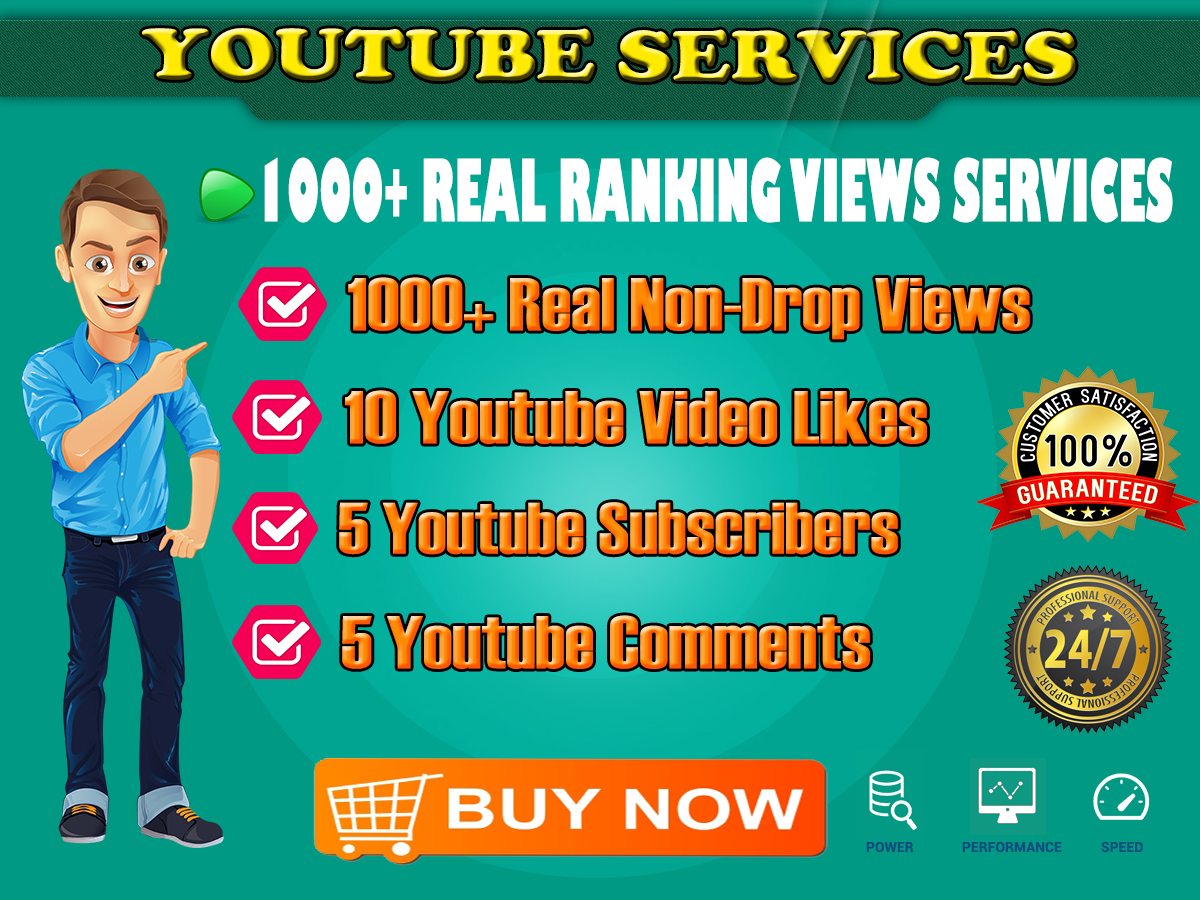 1000 - 1200 REAL RANKING VIEWS + 10 Thumbs Up + 5 Audience + 5 Reactions 