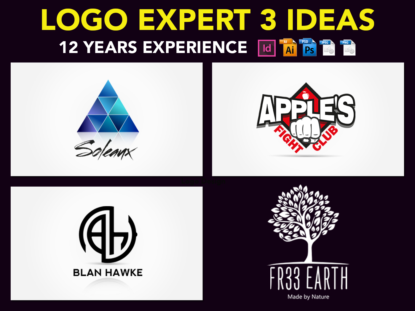 Design 3 Concepts Unique EyeCatching Vector Businees Logo for Website & Product for