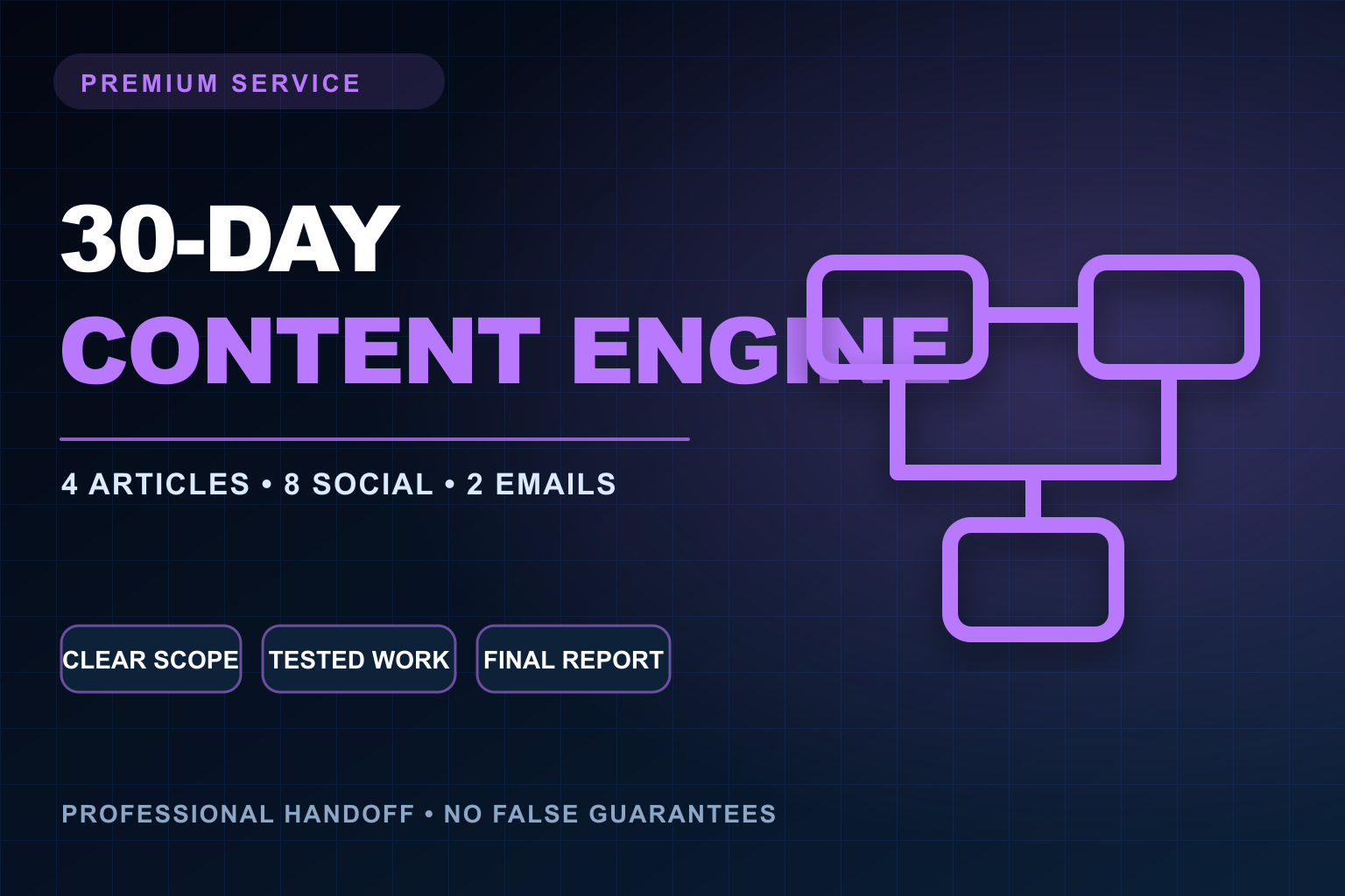I will build a 30 day SEO content engine for your business