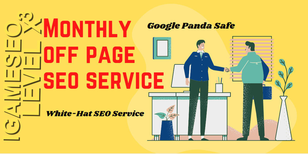 Monthly Off Page SEO Backlinks Package Updated Latest 1st Page Google Algorithms Websites 1 Keyword