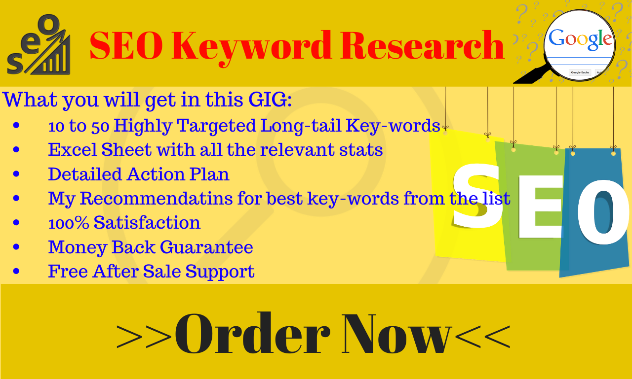 I will do professional SEO keyword research for your website