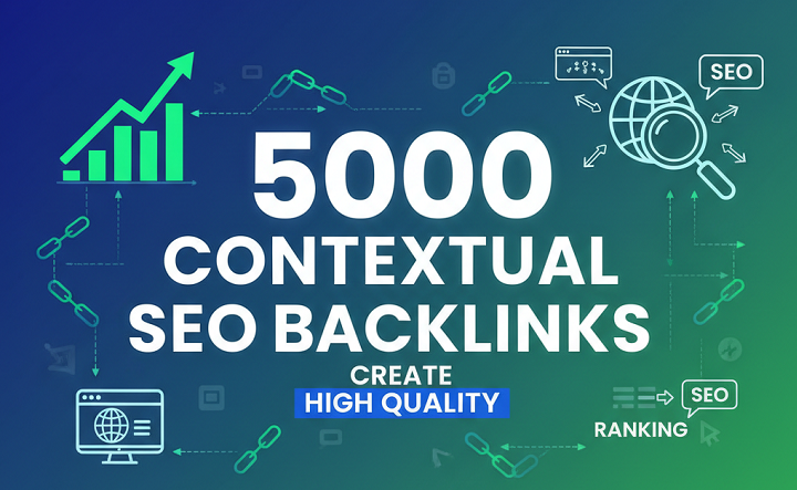 provide 5000 contextual do follow backlinks from aged domains