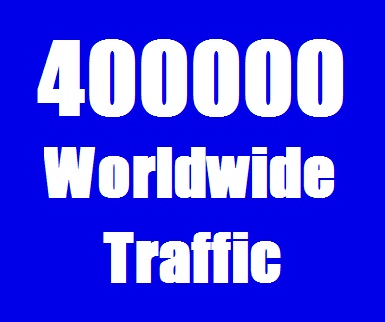 Real 400000 Website Traffic Worldwide