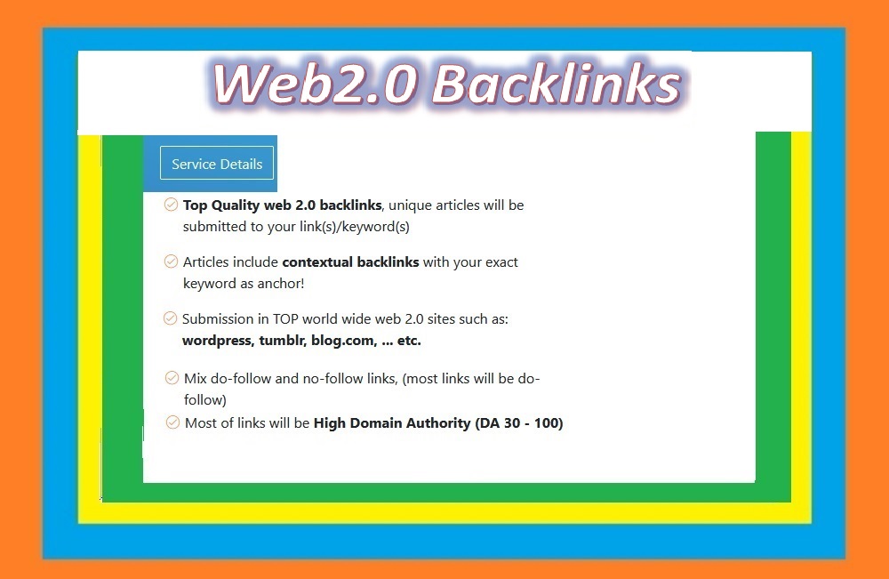 Will Create 1000+ Web2.0 Backlinks for your websites ranking through SEO Campaign