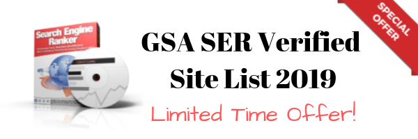 GSA SER Verified Site List For 1 Year