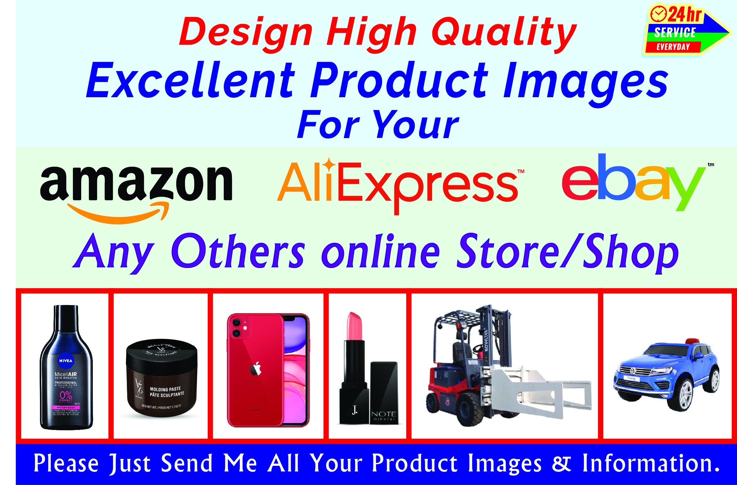 Design product image picture amazon ali express or any shop