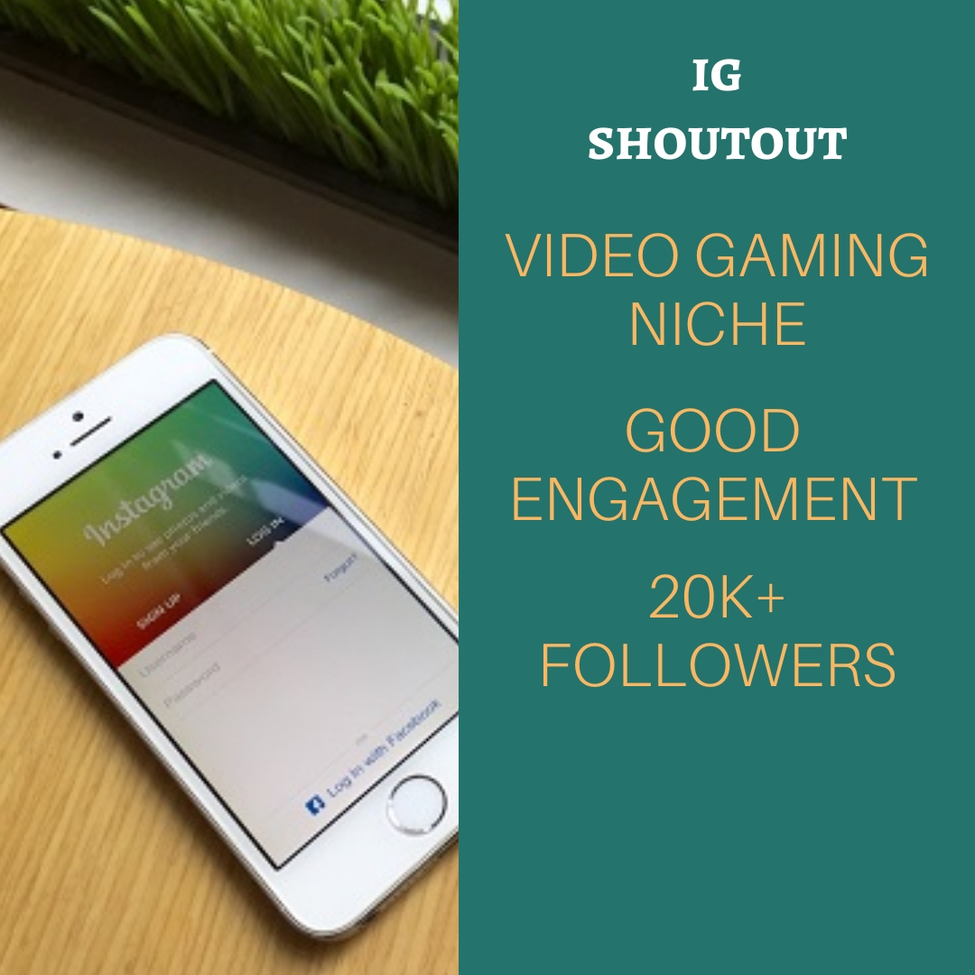 gaming niche instagram shoutout