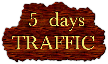5 Days Live ORGANIC Unlimited Traffic with EXTRAS