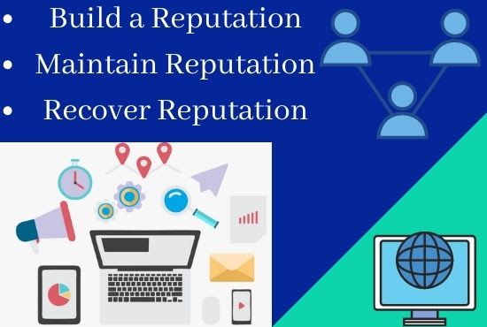 I will help you build online reputation in 30 days