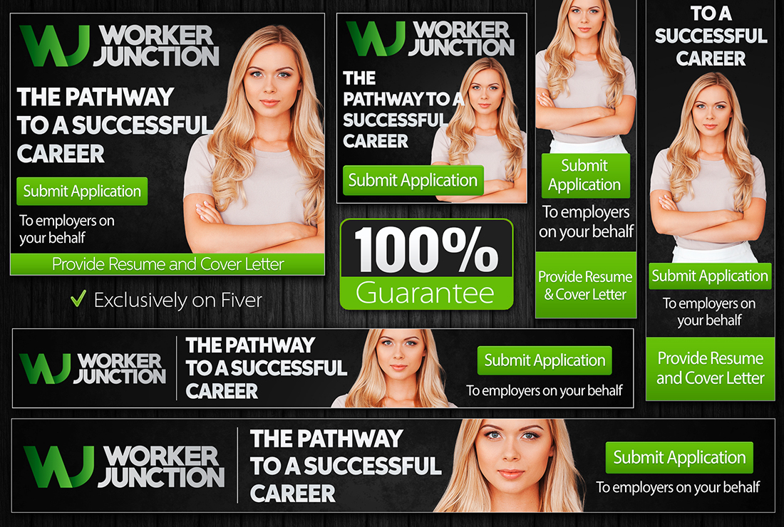 Create web banners or banner ads for advertising