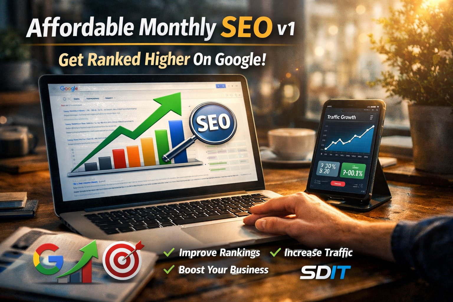 Affordable Monthly SEO v1 - Get Ranked Higher On Goog...