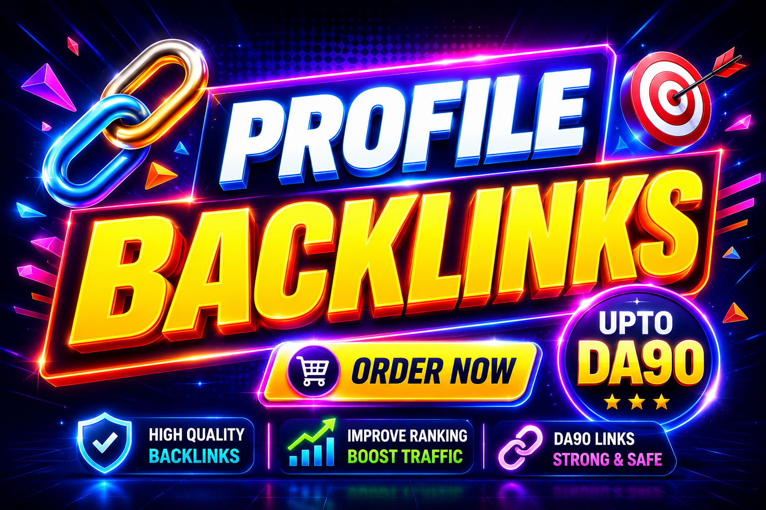 I will do Affordable Profile Backlinks on DA Sites &ndash; Improve Your Ranking