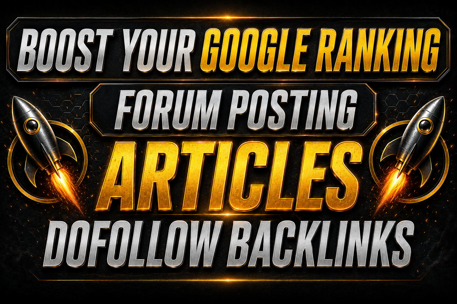 I will do unique forum posting articles high quality ...