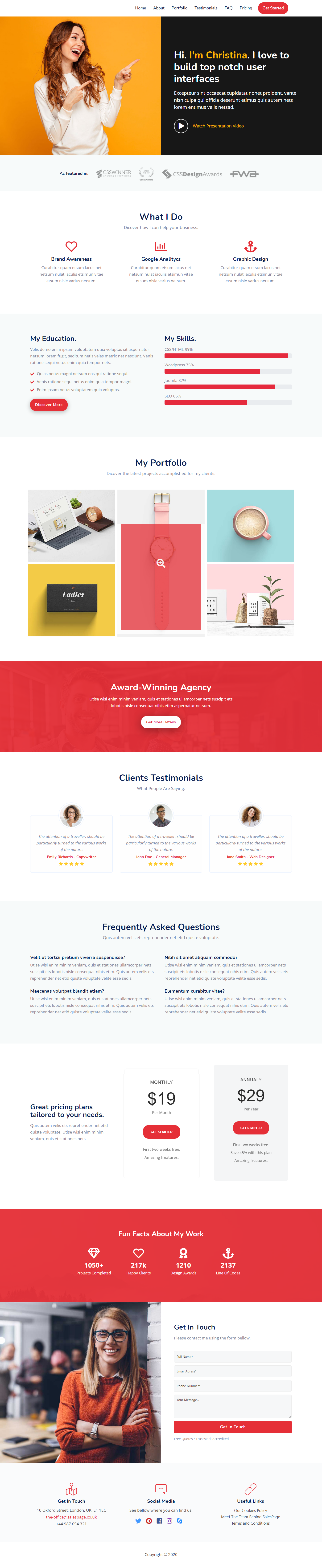 CREATE HIGH CONVERTING RESPONSIVE LANDING PAGE