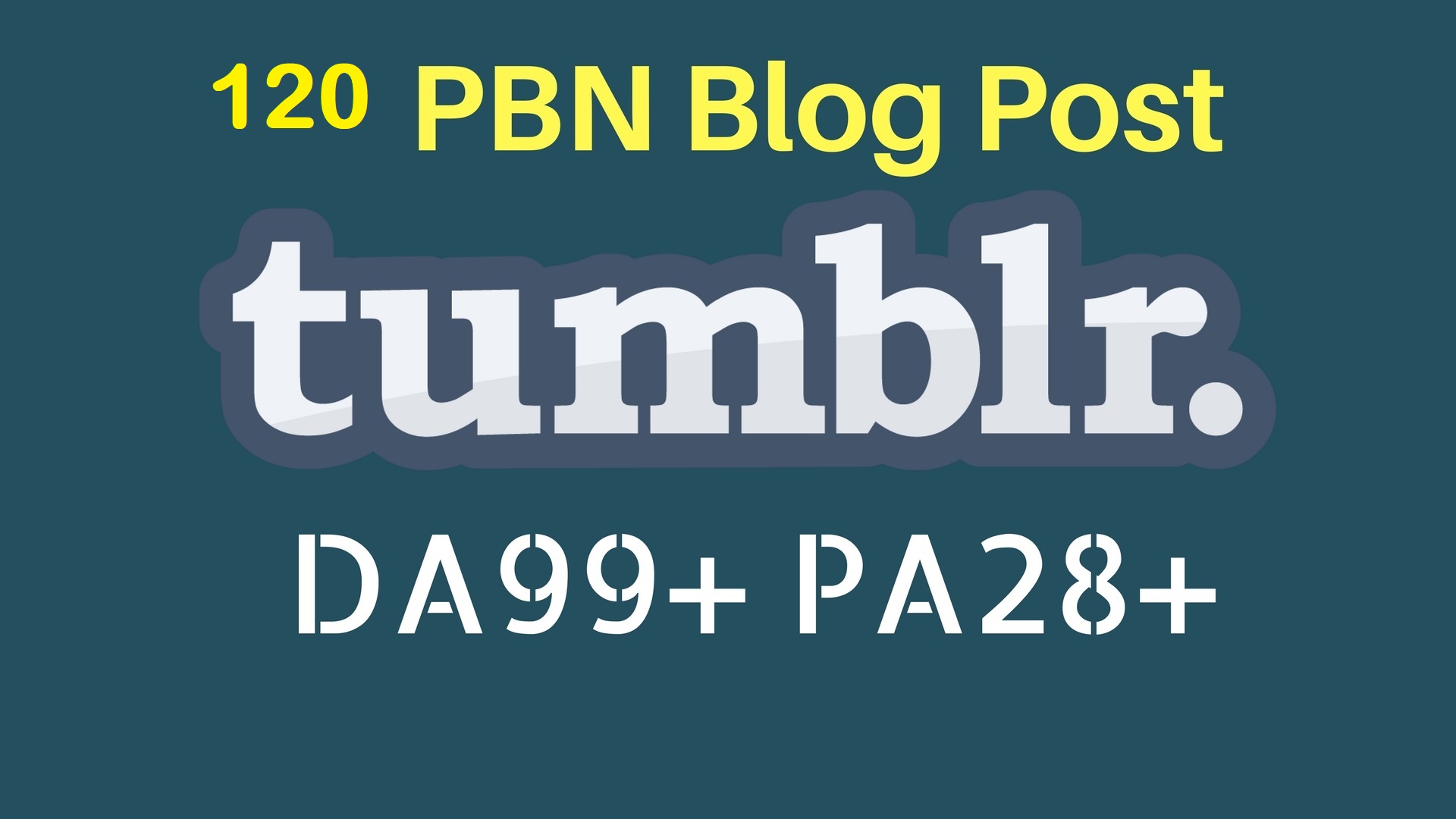 150 SuperFast PBN 120 High DA98+ PA 28+ Tumblr Backlinks**Free 30 PBN Main domain 