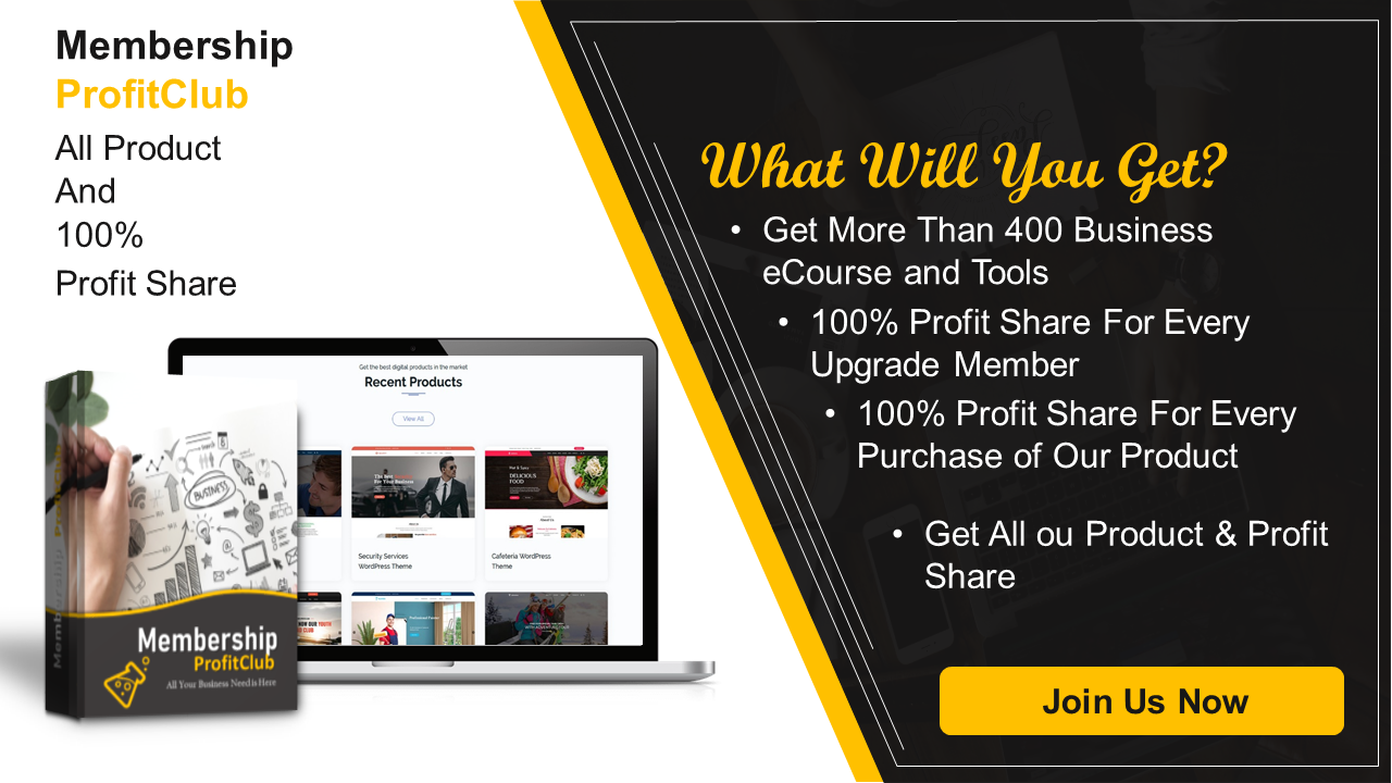 ProfitClub - 400+ Products & 100% ProfitShare From Our Marketplace For You