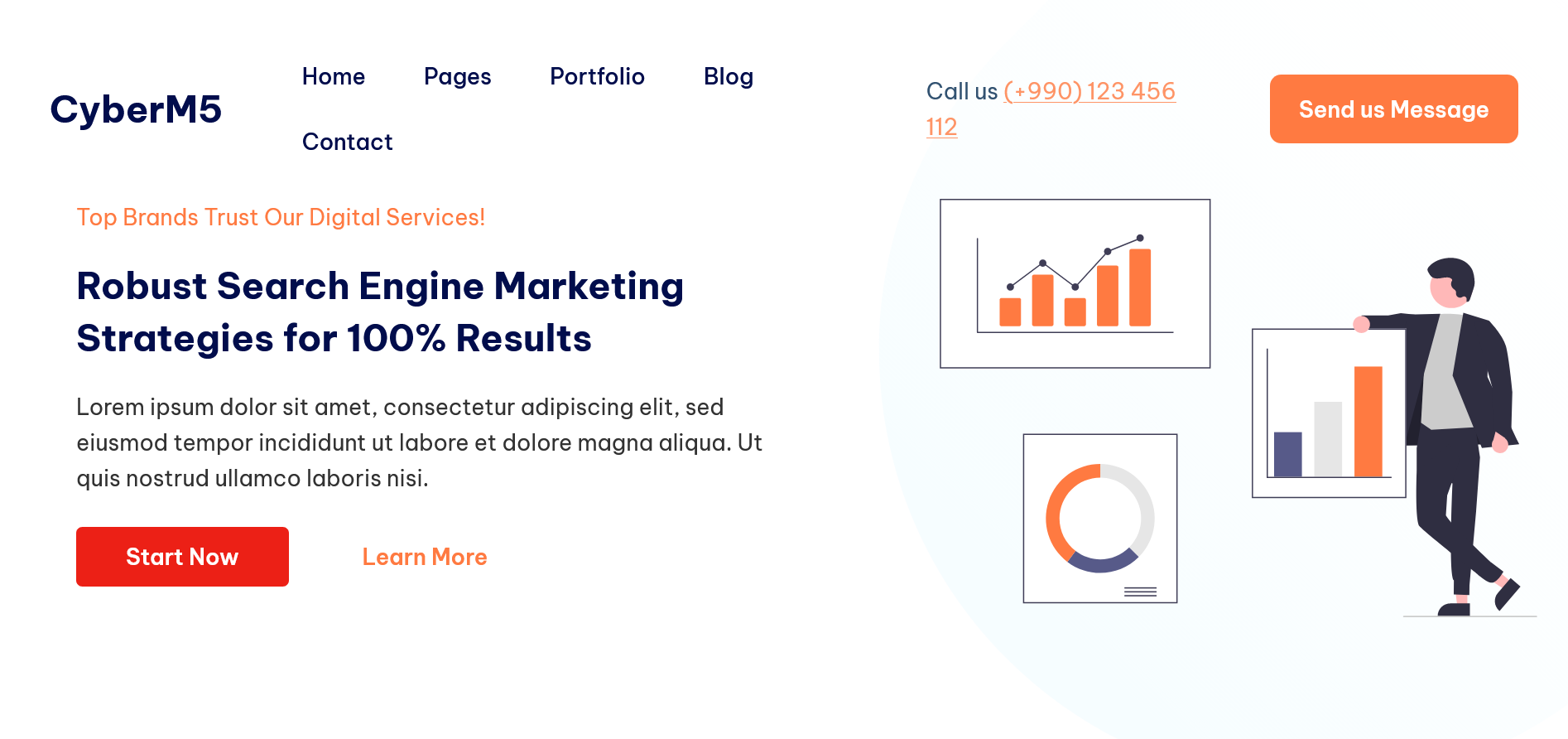 I will make a professional website for your business