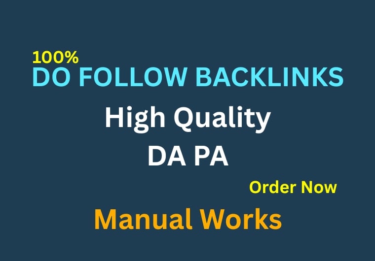 I Will Build 100 High-Quality Do-Follow Backlinks for Safe & Natural SEO Growth
