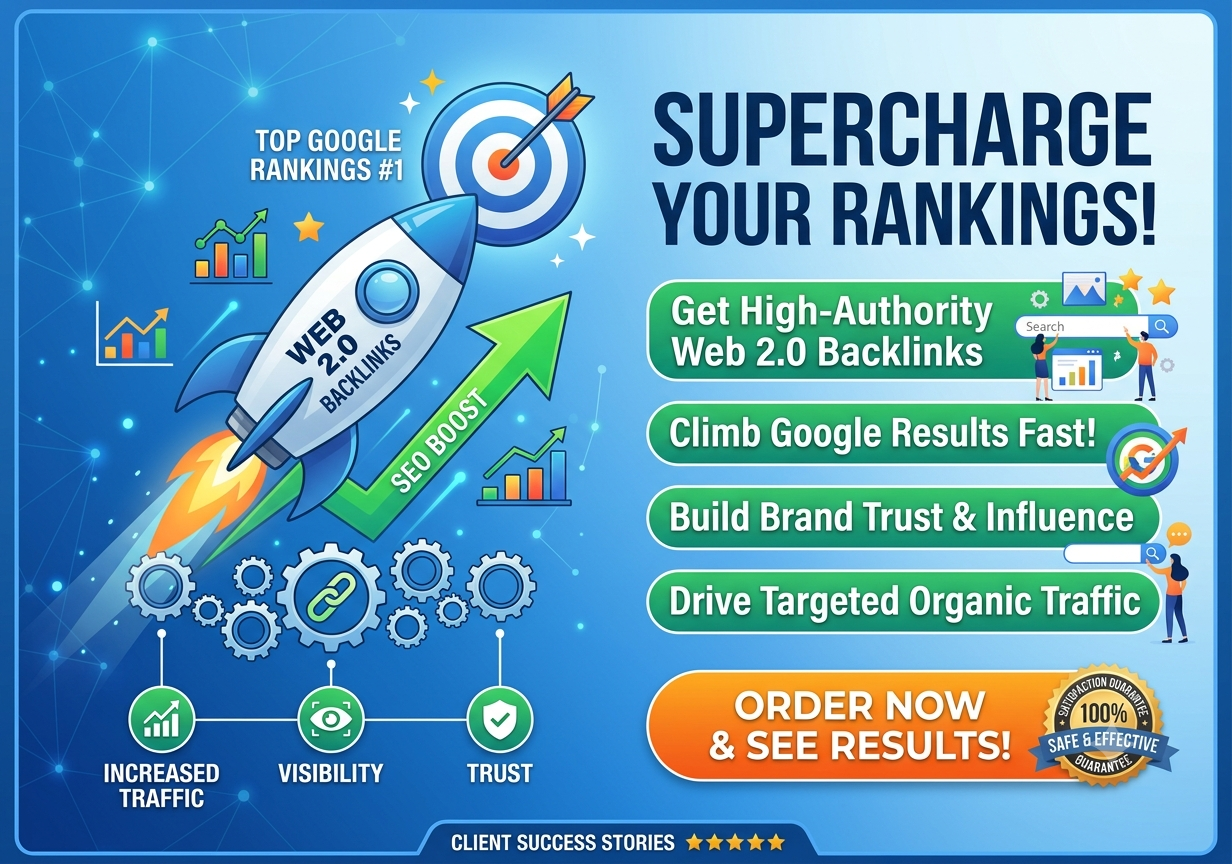 I Will Manual Build 50 Top-Authority WEB 2.0 Backlinks to Boost Your Google Rankings