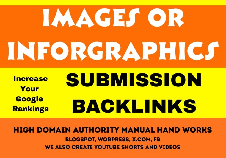 Make 25 Image or Infographics Submission On High DA P...