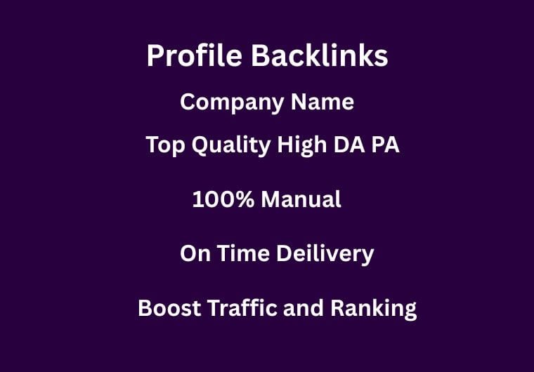 10 Profile Links High Authority Google White Hat Ranking Booster