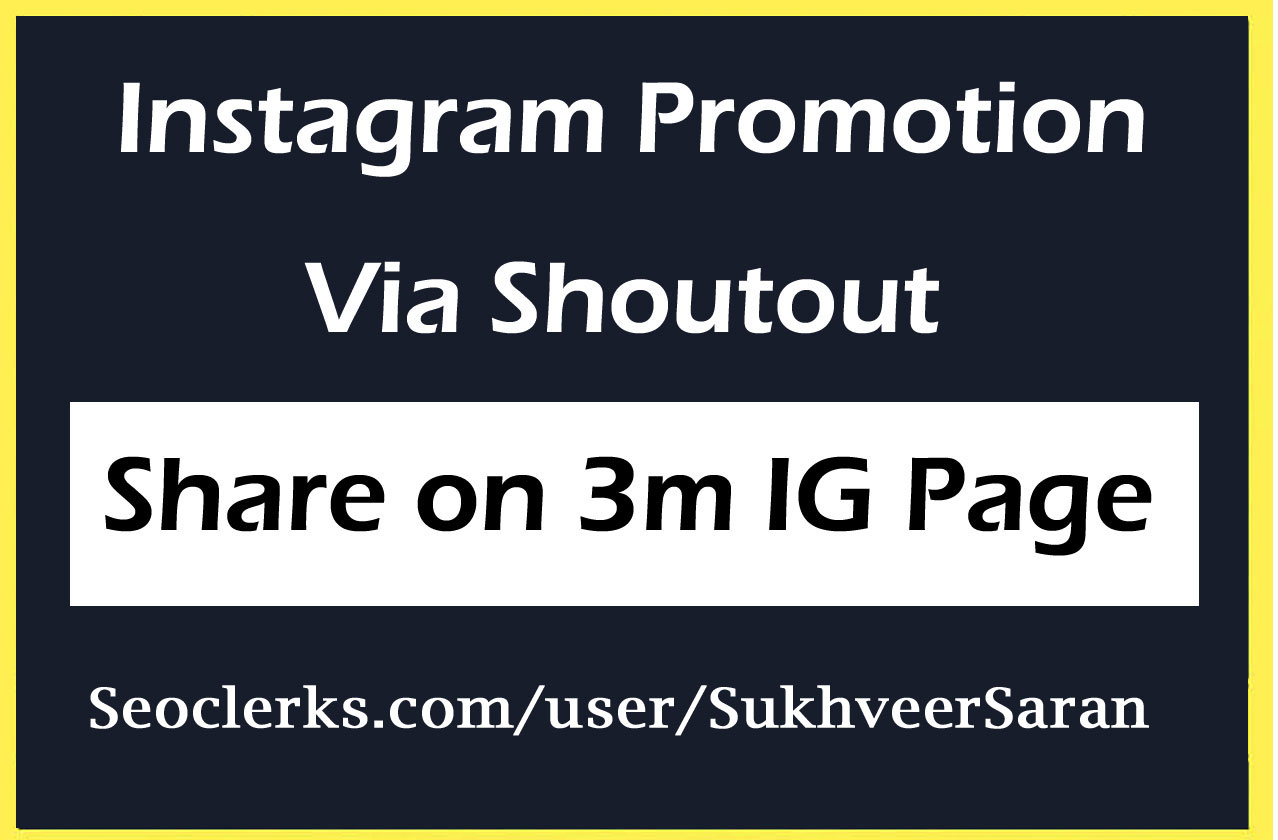 Instagram Promotion on my 3M Profile, Natural, Real Gain New Followers