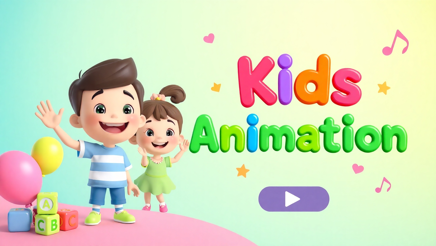 I Will Create Fun & Engaging 3D Animated Kids Vid...