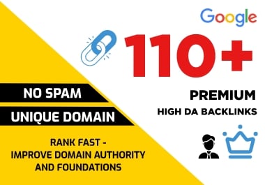 Crush Google Panda/Penguin with 110+ Ferocious DA 50+ Power Backlinks