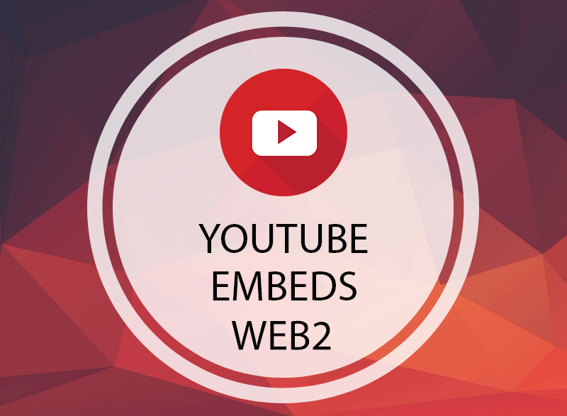 Embed your YouTube Video on TOP 100 Web2 Websites