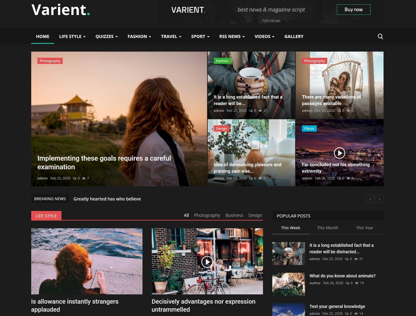 full News Dynamic Portal - customizable 