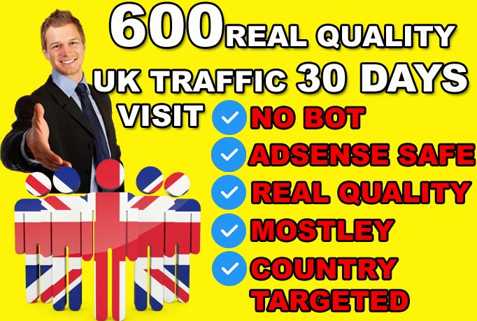 drive UNLIMITED daily real traffic to your website for 30 Days