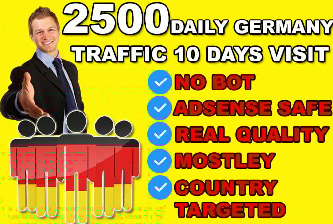 send REAL visitors to your website for 10 days.